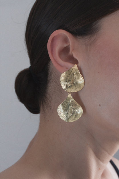 XL GERANIUM EARRINGS