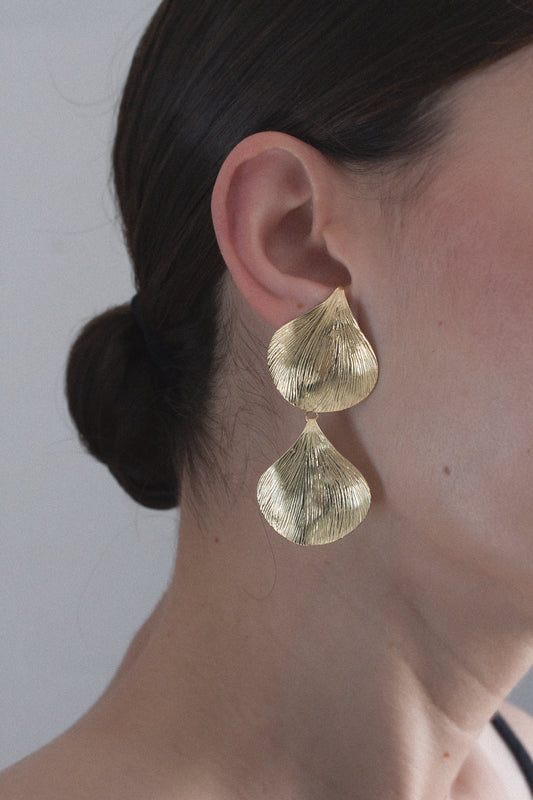 XL GERANIUM EARRINGS