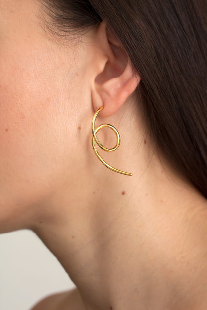 SPIRAL EARRINGS