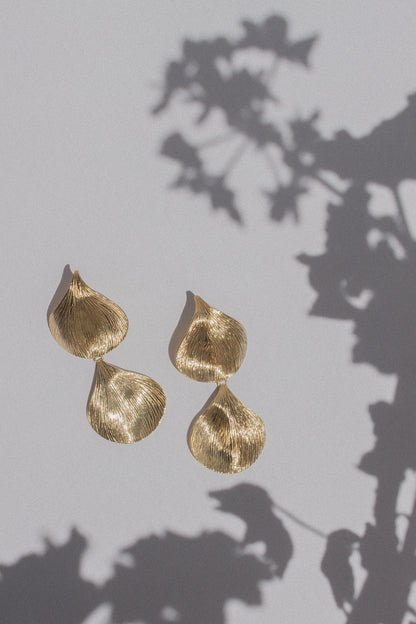 XL GERANIUM EARRINGS