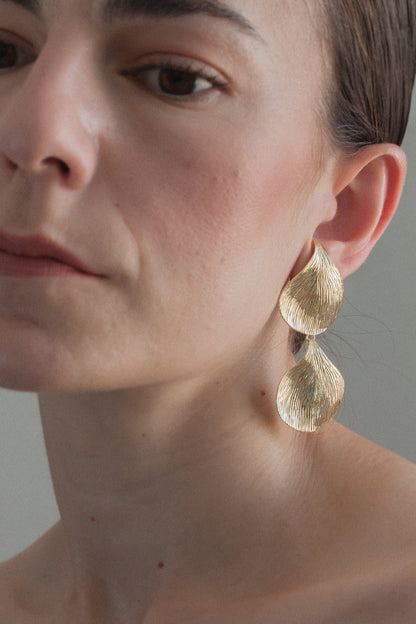 XL GERANIUM EARRINGS