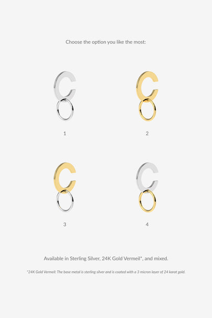 DISC LOOP EAR CUFF